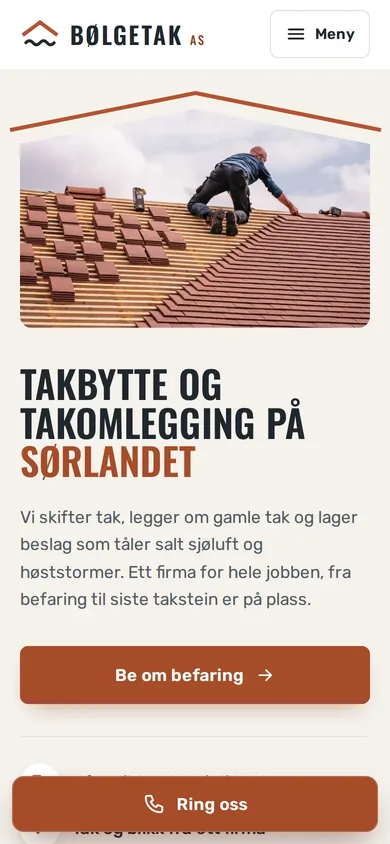 Bølgetak på mobil