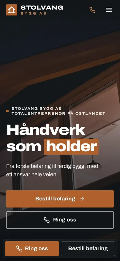Stolvang Bygg på mobil